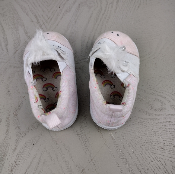 Cute Unicorn Baby Shoes sz 3 - Picture 2 of 5
